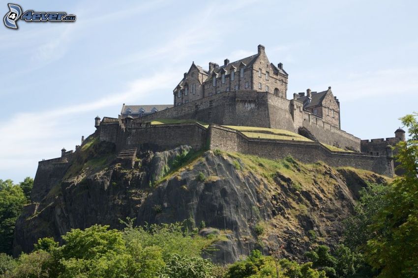 Castello di Edimburgo, roccia