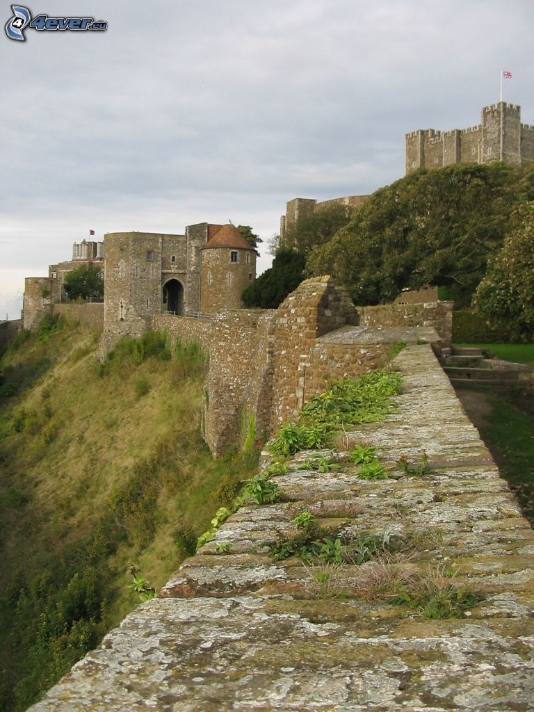 Dover Castle, muro