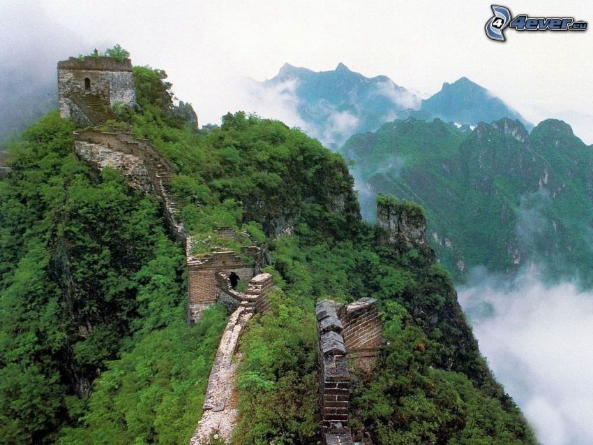 Grande muraglia cinese, montagne