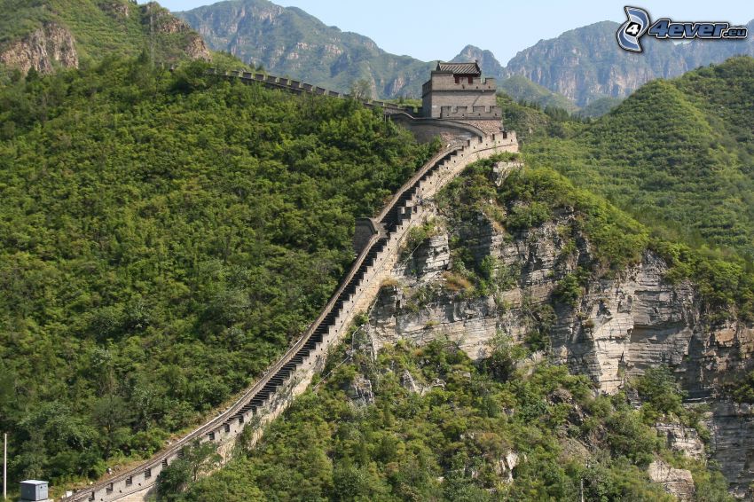 Grande muraglia cinese, roccia