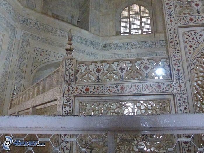 interno del Taj Mahal
