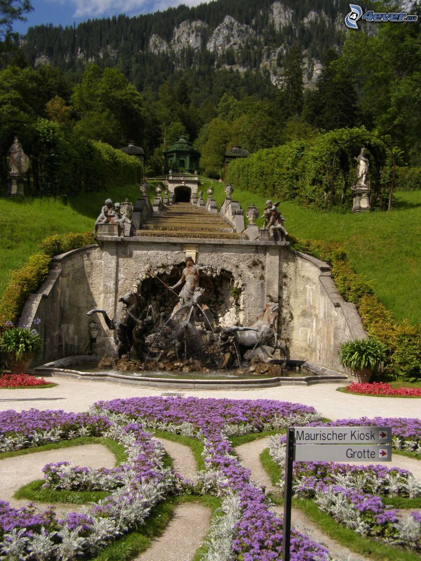 Linderhof, castello di Baviera