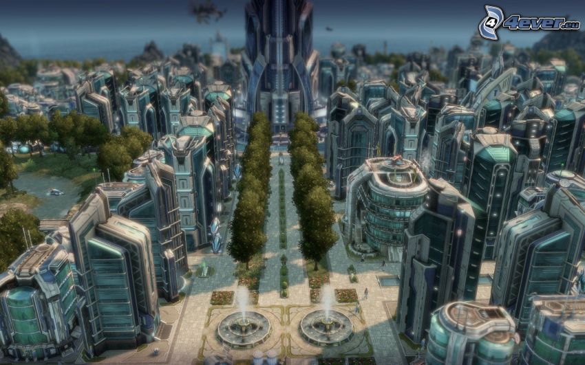 Anno 2070, sci-fi città