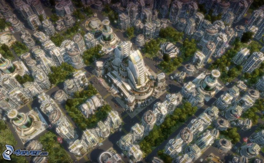 Anno 2070, sci-fi città