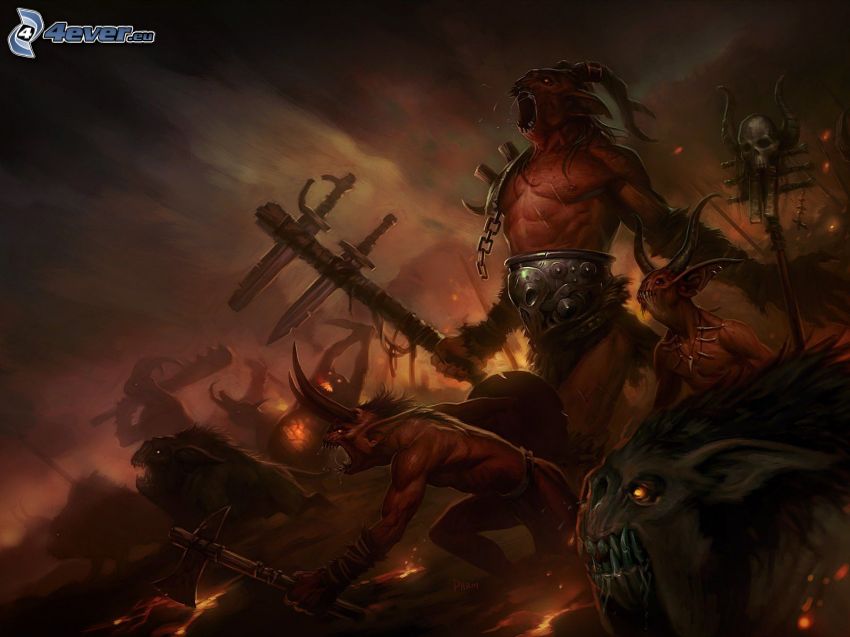 The Fallen Ones, Diablo 3, guerriero scuro