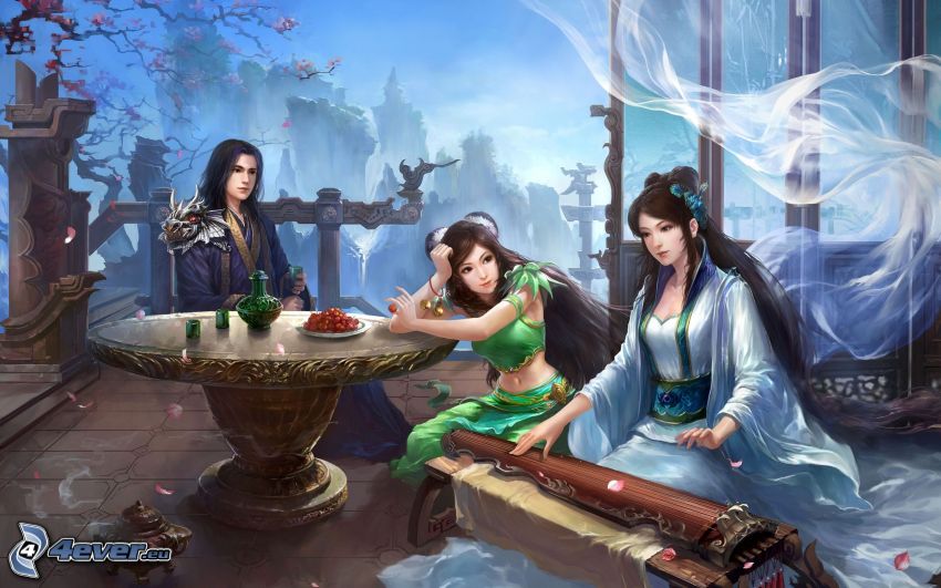 Jade Dynasty, anime personaggi