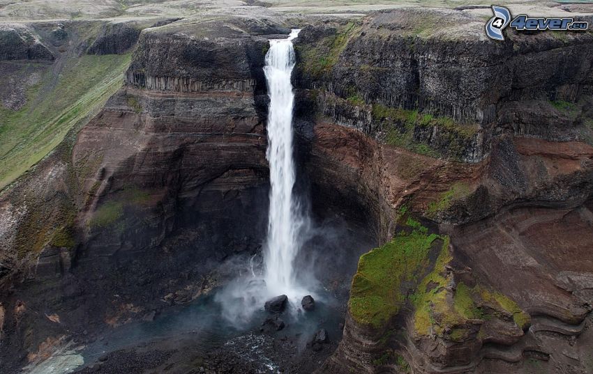 cascata, scogliera