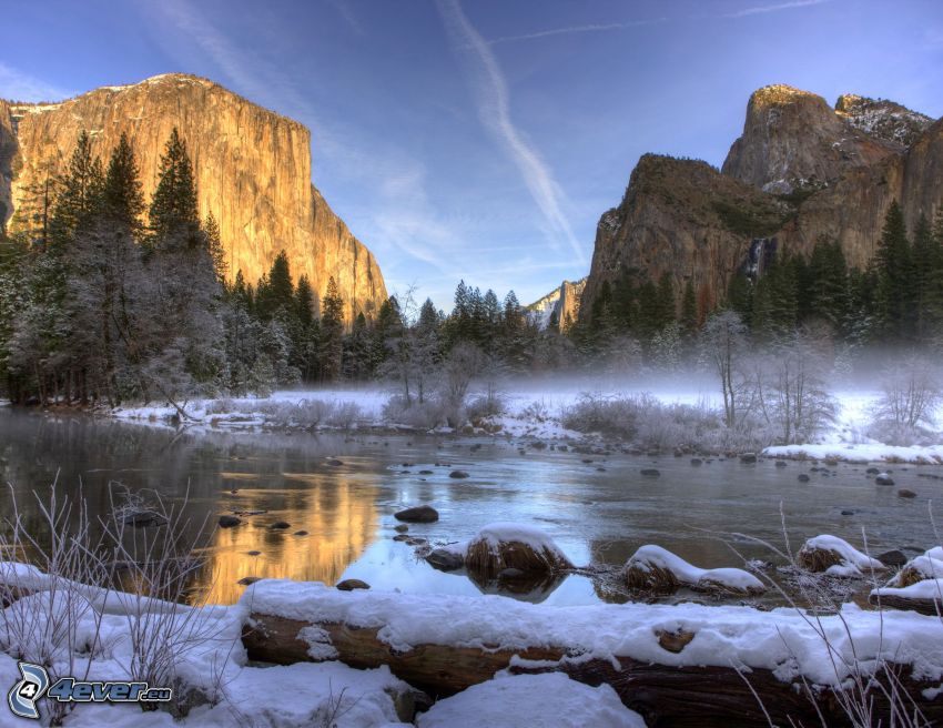 El Capitan, Parco nazionale di Yosemite, il fiume
