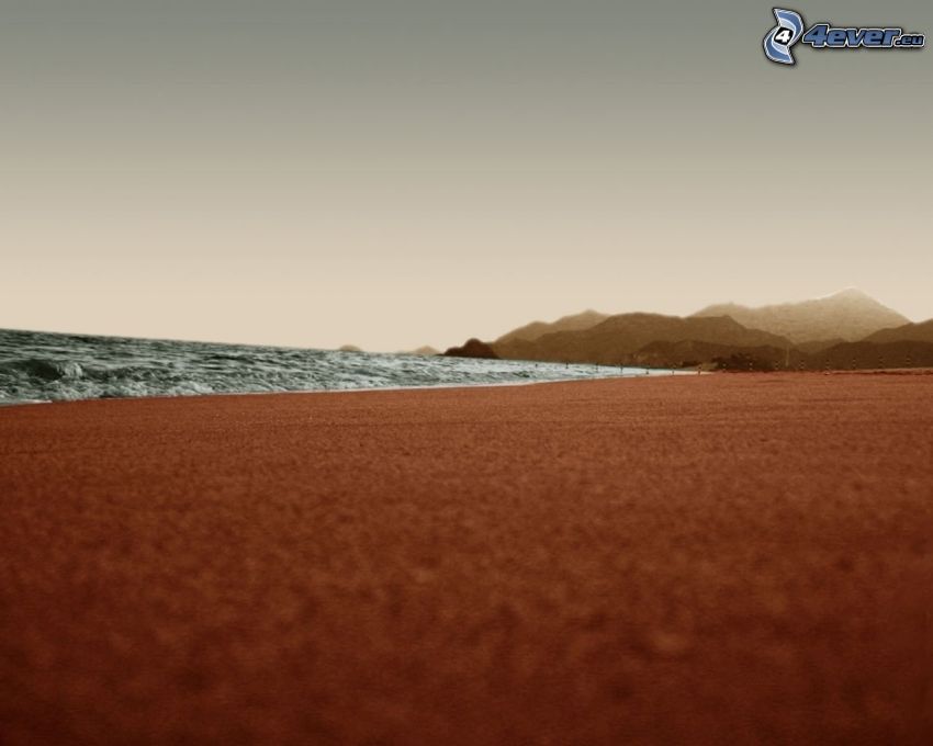 spiaggia, sabbia, mare