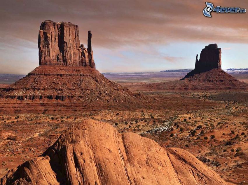 Monument Valley, USA, rocce, colline