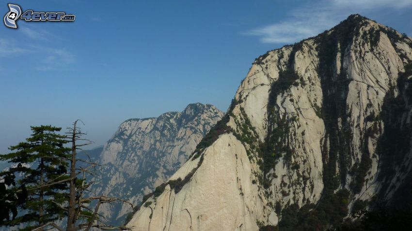 Mount Huang, montagne rocciose