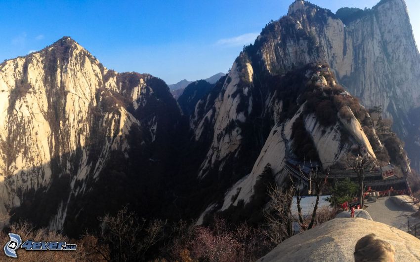 Mount Huang, montagne rocciose