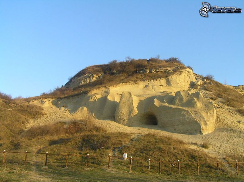 Sandberg, sabbia, collina, cielo