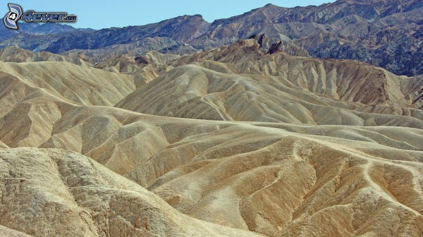 Valle della Morte, colline