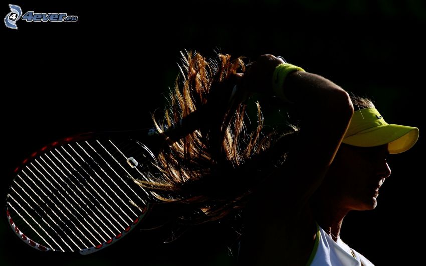 Maria Sharapova, racchetta da tennis
