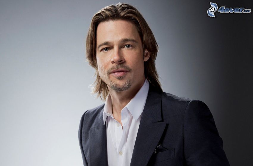 Brad Pitt, uomo in abito