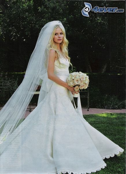 Avril Lavigne, sposa