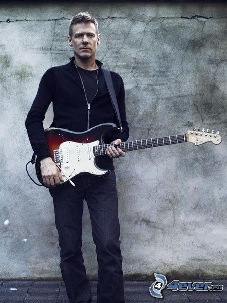 Bryan Adams, chitarra elettrica, cantante