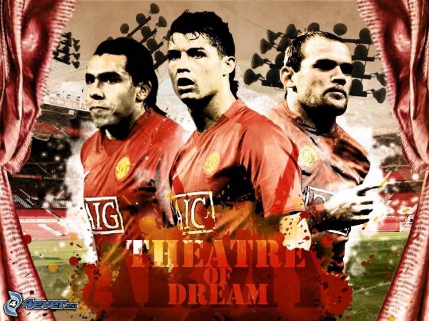 Theatre of Dream, calciatori, Cristiano Ronaldo, Manchester United