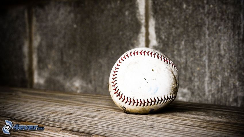 palla da baseball, legno