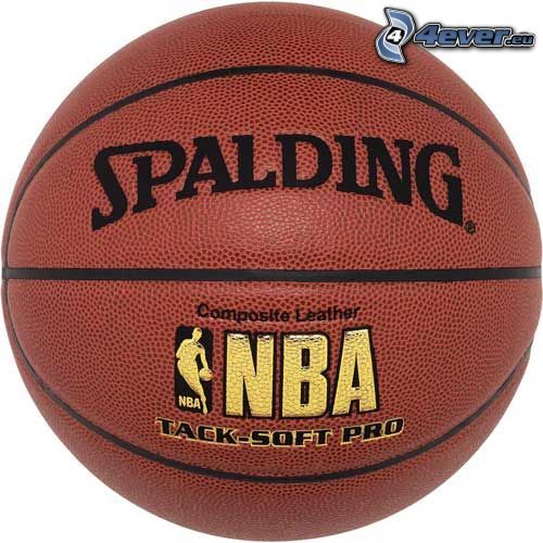 palla, basket, NBA, Spalding