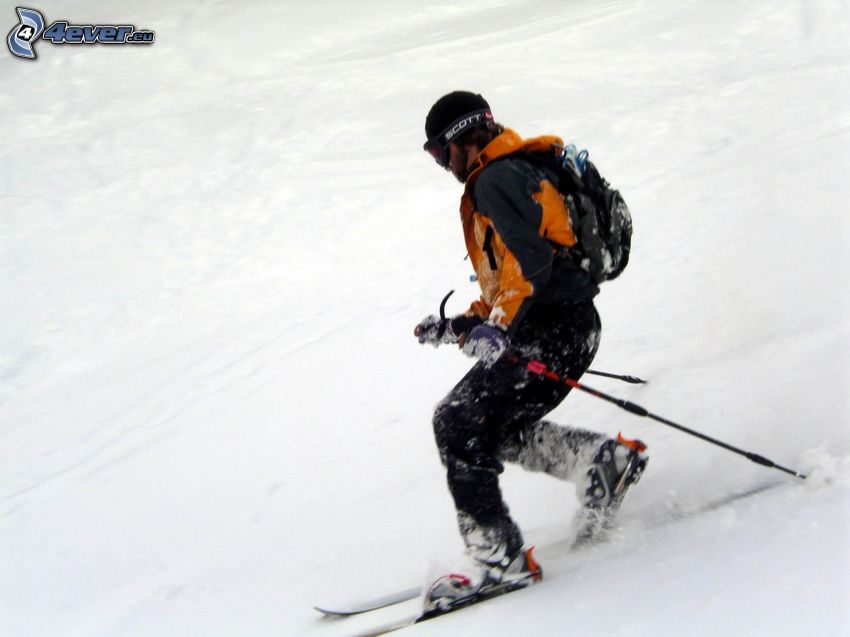 sci, sciatore