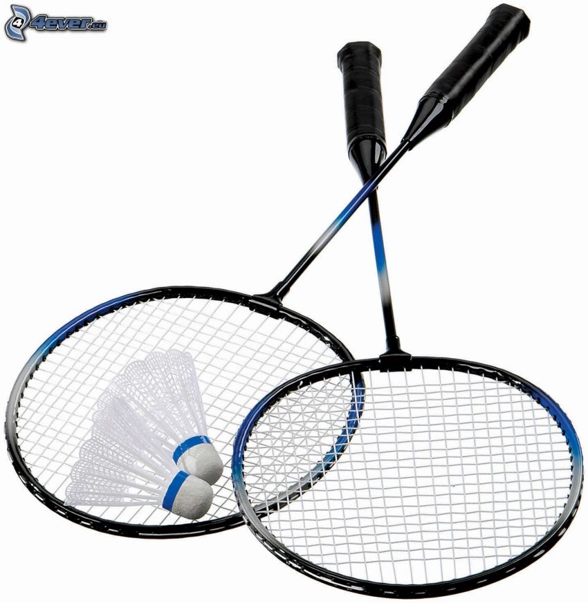 volano da badminton, racchetta da badminton