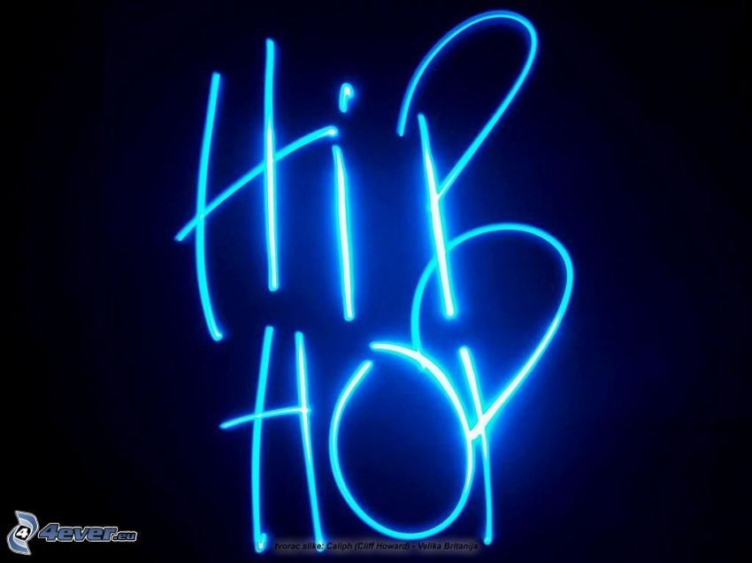 hip hop, neon