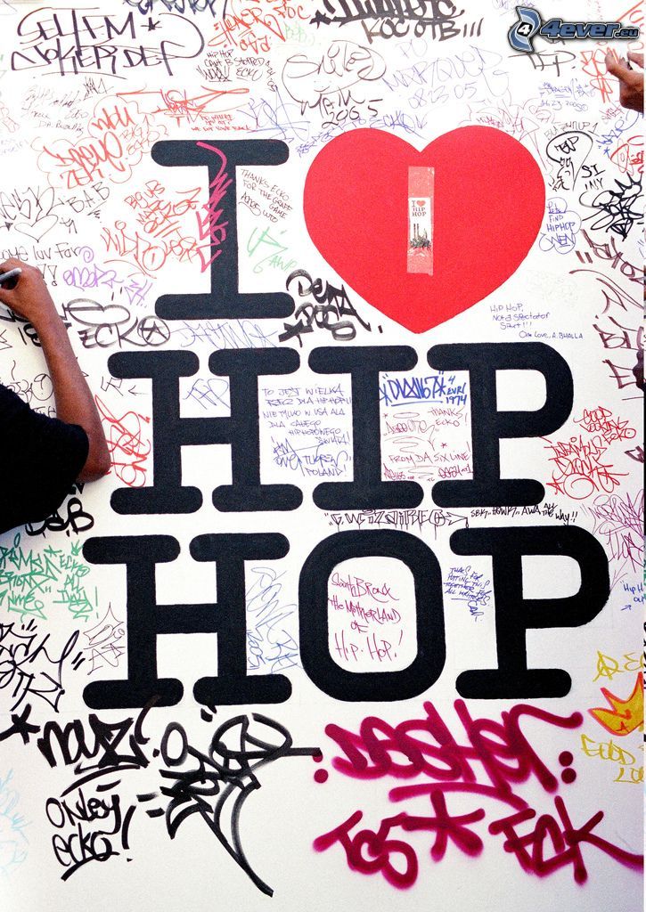I love hip hop, graffitismo