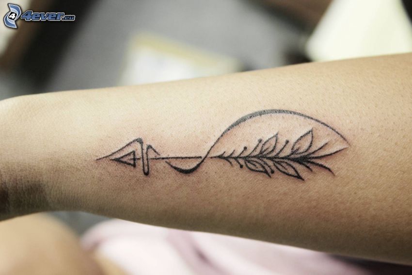 tatuaggio, freccia