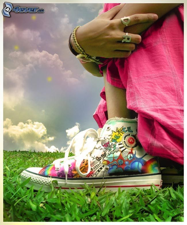 Converse, sneakers colorate