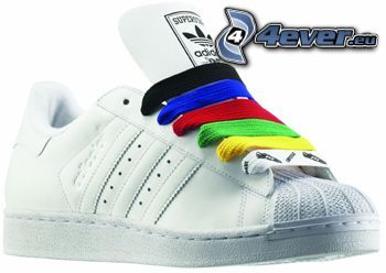 sneaker bianco, colori, lacci