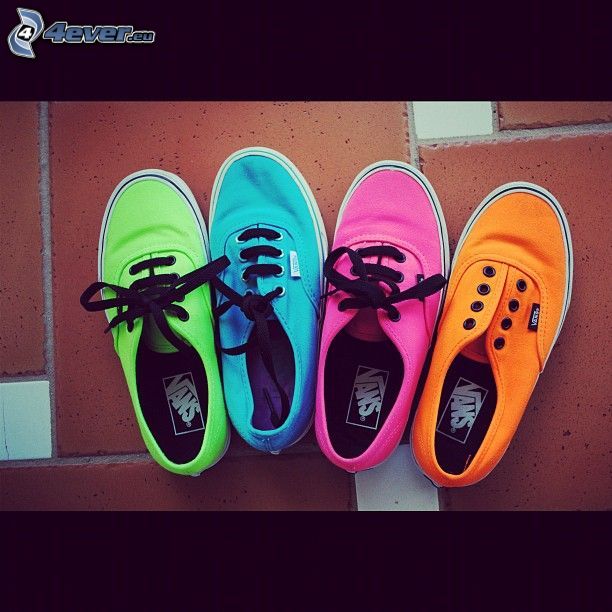 sneakers colorate, Vans