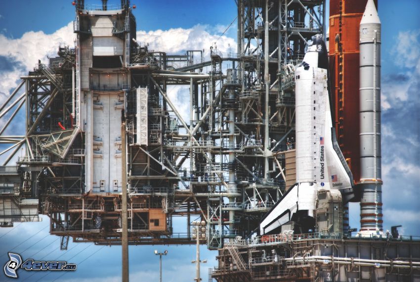 Endeavour, Space Shuttle, rampa di lancio