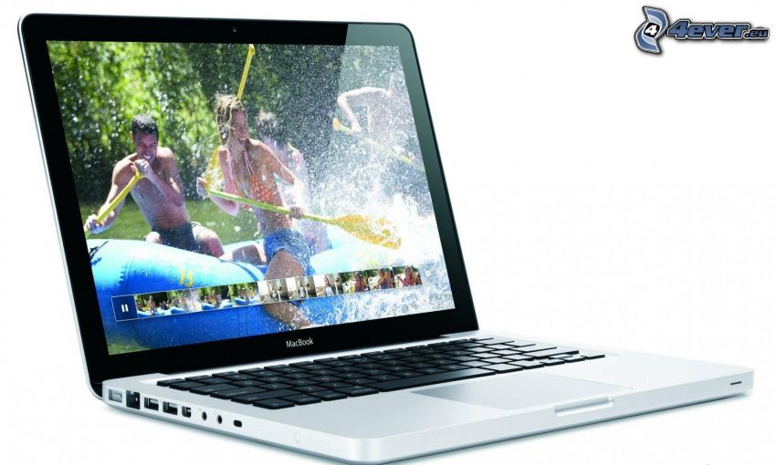 MacBook, rafting