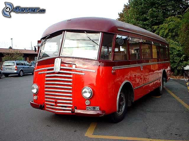 autobus, veicolo d'epoca