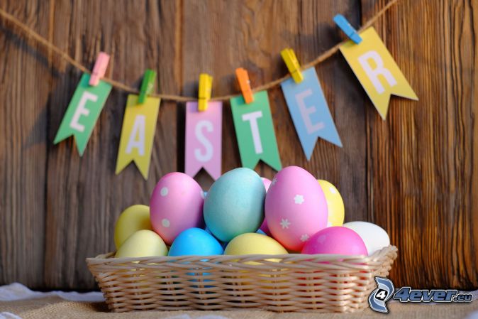húsvéti tojások, Happy Easter