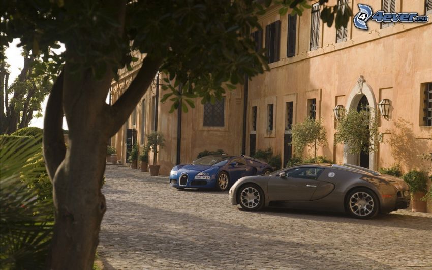 Bugatti Veyron, utca, ház