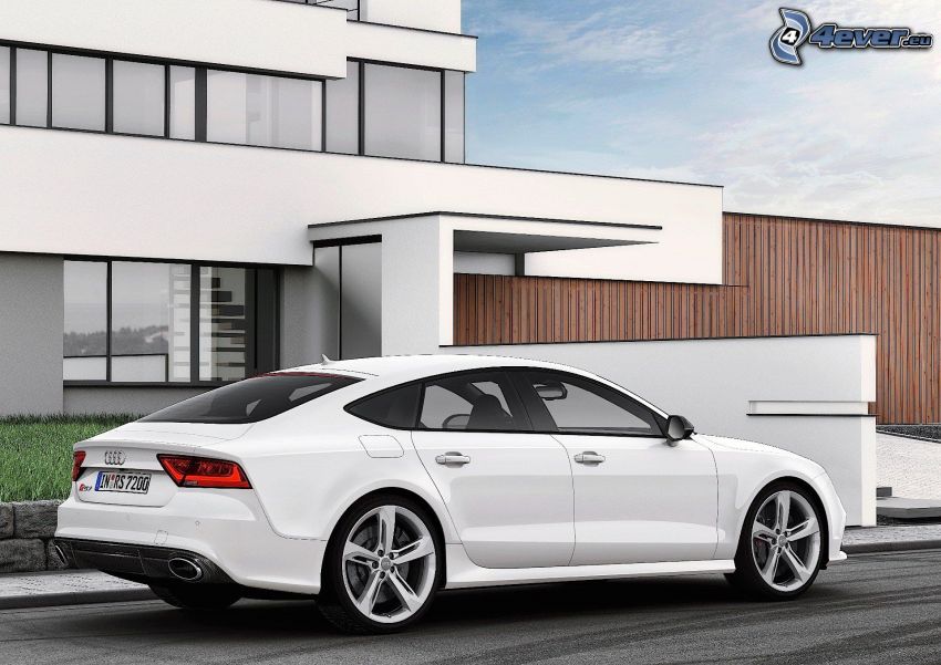Audi RS7, luxus ház