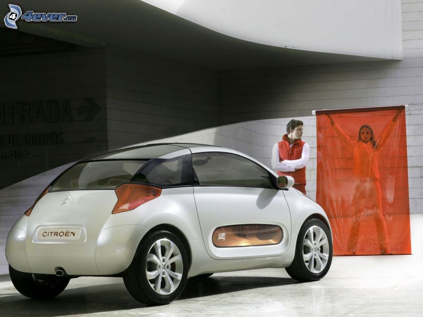 Citroën, koncepció, férfi, nő