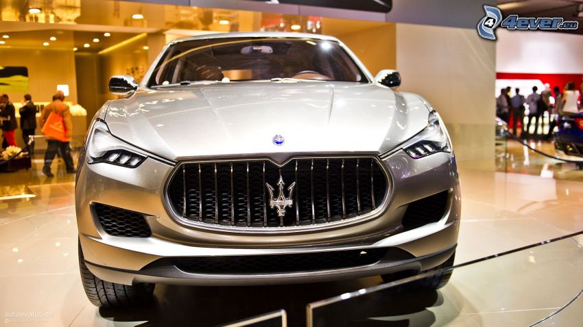 Maserati Kubang, kiállítás, autószalon