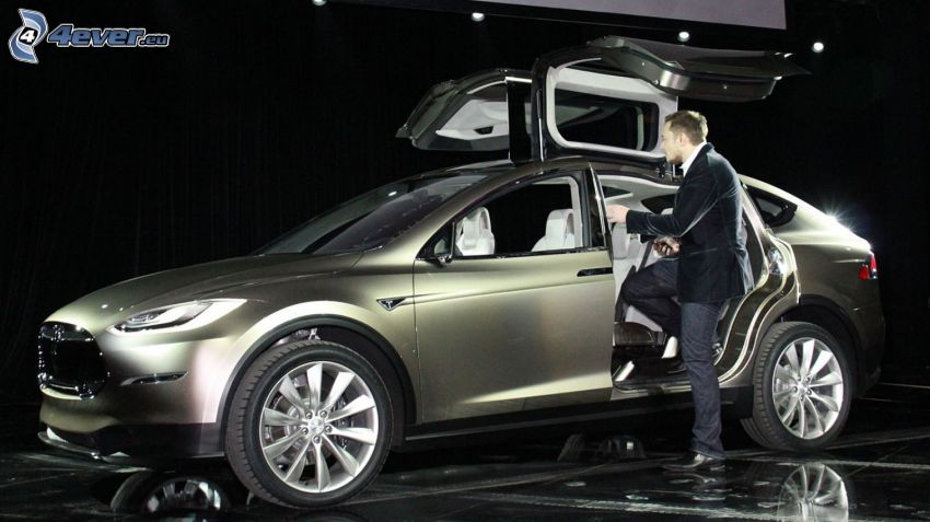 Tesla Model X, koncepció, ajtó, falcon doors, Elon Musk
