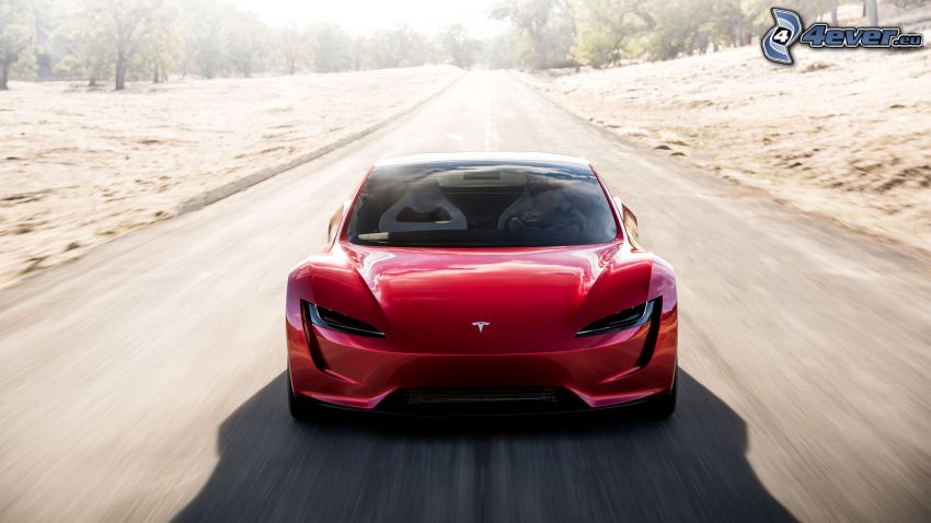 Tesla Roadster 2, sebesség, út