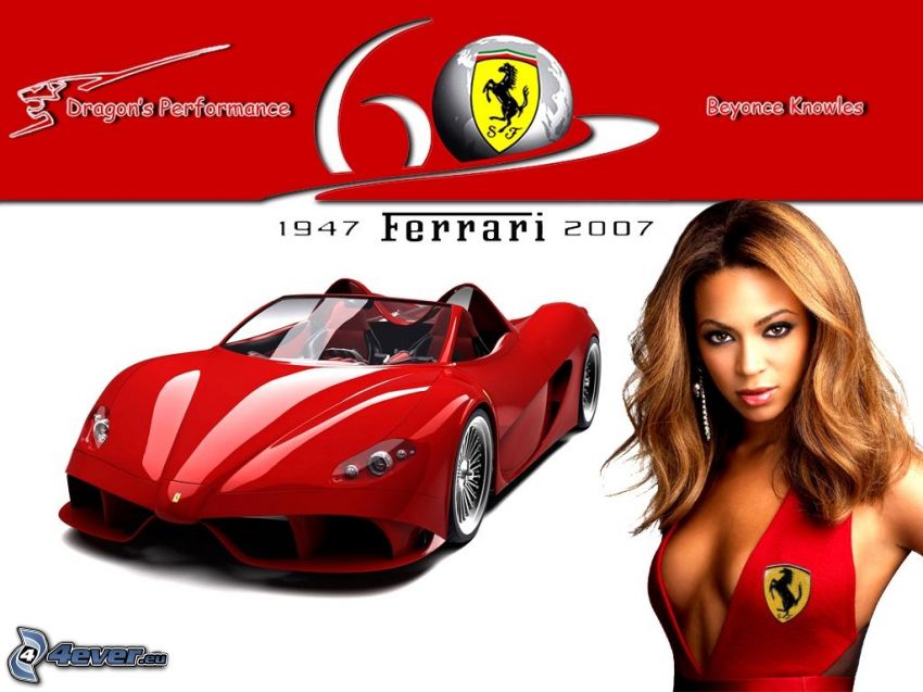 Ferrari, Beyoncé Knowles, autó