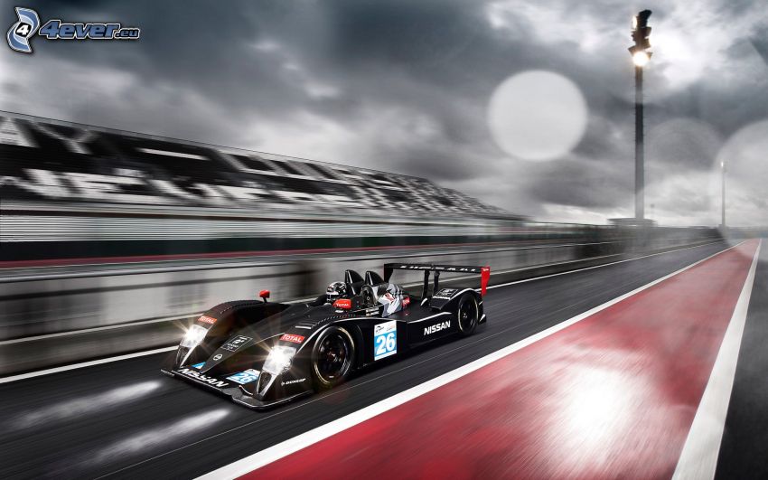 formula, Nissan, sebesség, versenykör