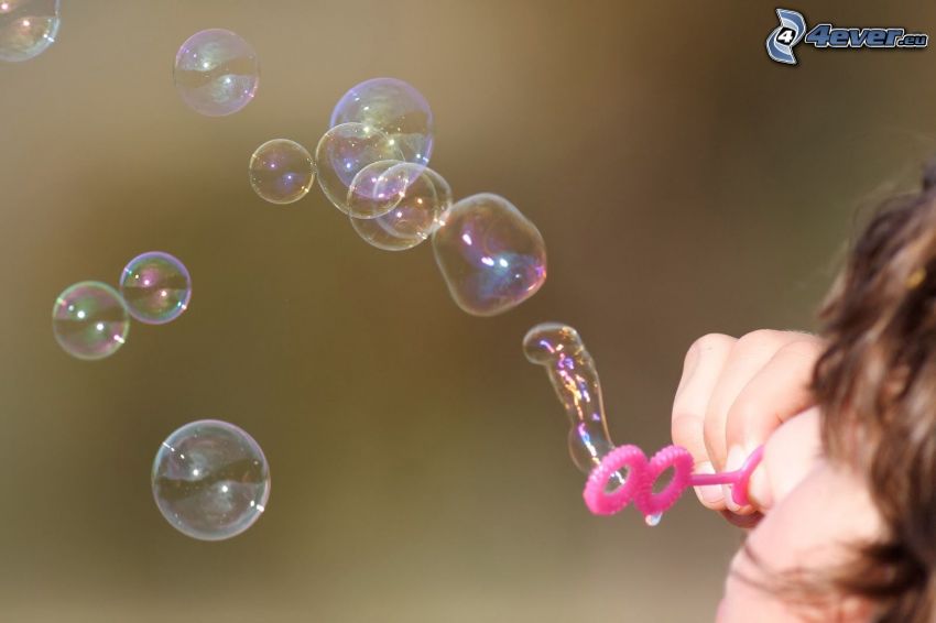 buborékok, buborék-fújó