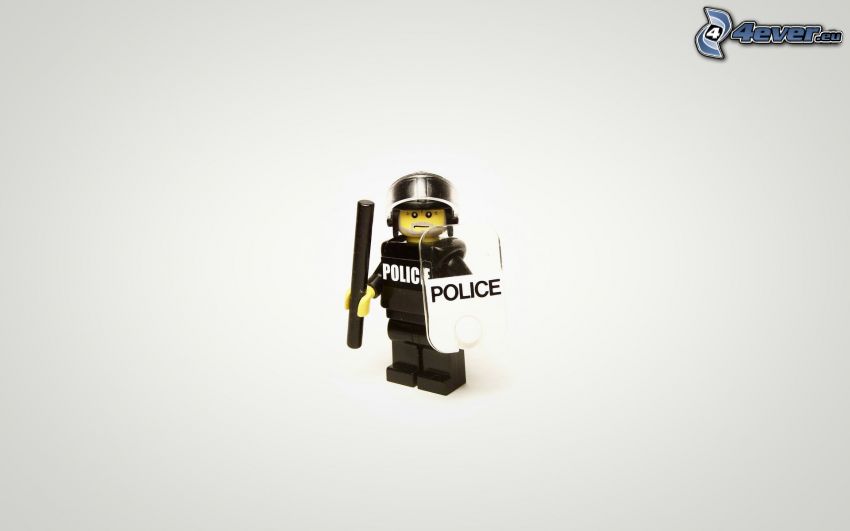 figura, rendőr, Lego