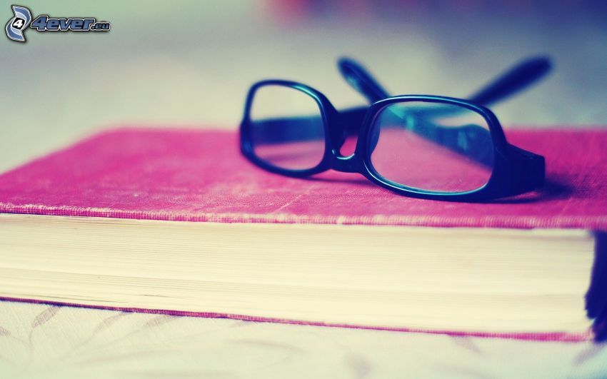 szemüveg, könyv