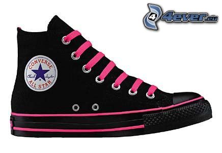 fekete cipő, Converse All Star