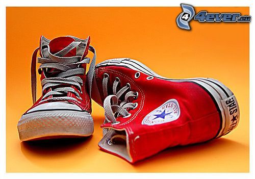 piros cipők, Converse